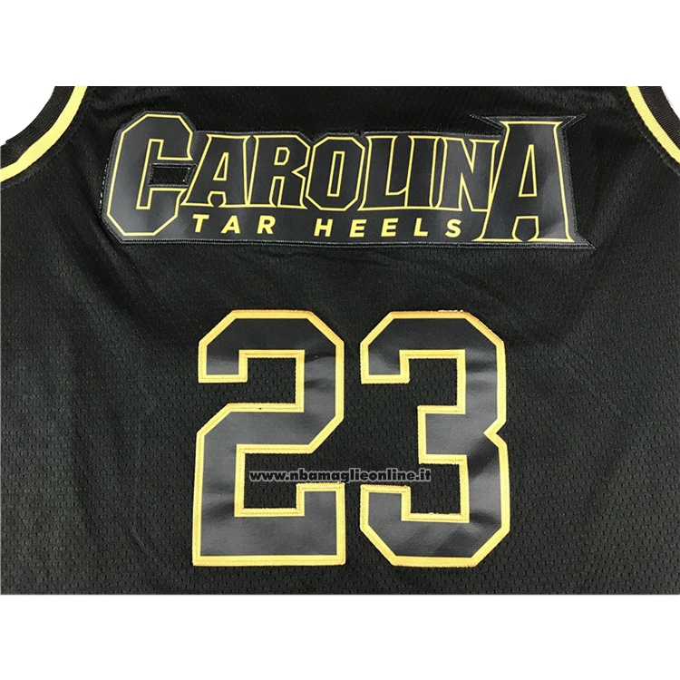 Maglia North Carolina Tar Heels Michael Jordan #23 Nero